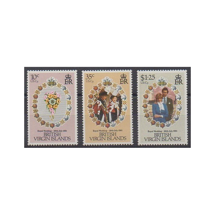 Virgin (Islands) - 1981 - Nb 413/415 - Royalty