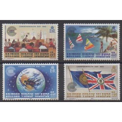 Virgin (Islands) - 1983 - Nb 448/451 - Various Historics Themes