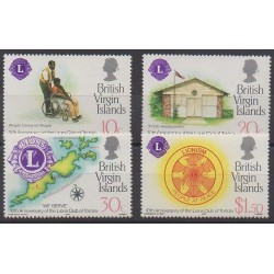 Virgin (Islands) - 1982 - Nb 432/435 - Rotary or Lions club