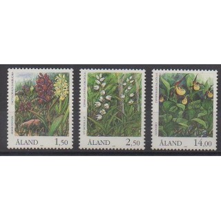 Aland - 1989 - Nb 33/35 - Orchids