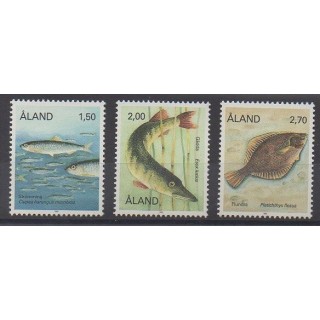 Aland - 1990 - No 38/40 - Animaux marins