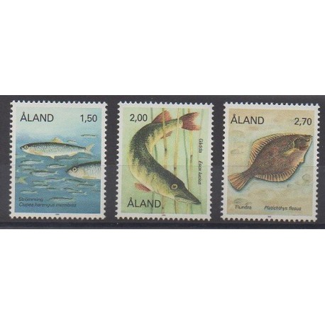 Aland - 1990 - No 38/40 - Animaux marins