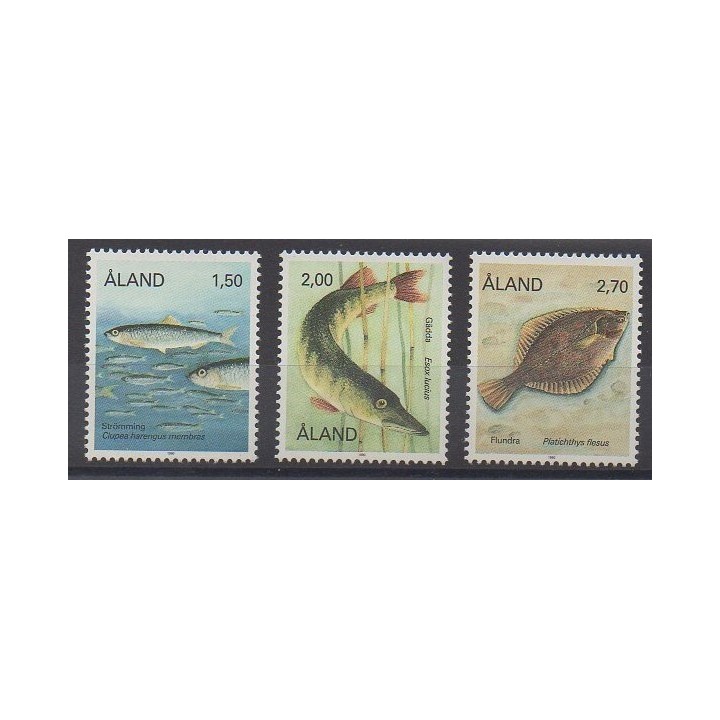 Aland - 1990 - Nb 38/40 - Sea animals