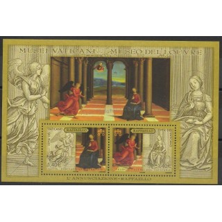 Timbres - Thème peinture - Vatican - 2005- No BF 28