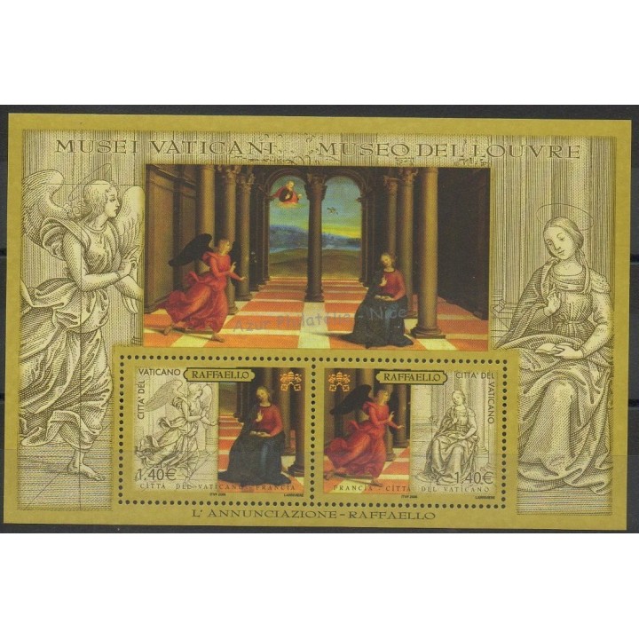 Timbres - Thème peinture - Vatican - 2005- No BF 28