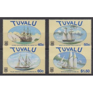 Tuvalu - 1998 - Nb 744/747 - Boats