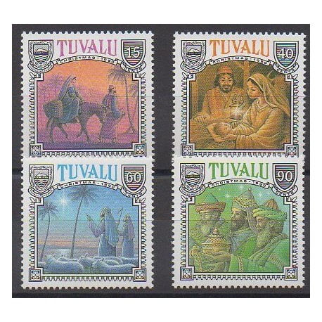 Tuvalu - 1990 - Nb 551/554 - Christmas