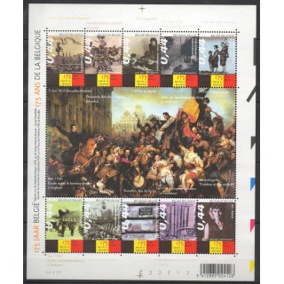 Timbres - Thème histoire divers - Belgique - 2005- No 3343/3352