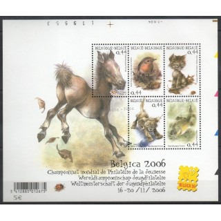 Timbres - Thème émis lors d'une exposition - Belgique - 2004- No BF 106