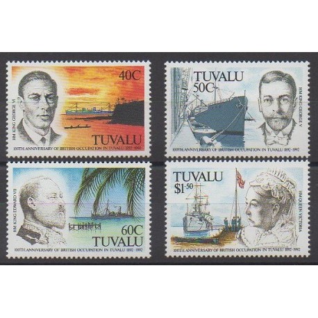 Tuvalu - 1992 - No 583/586 - Histoire