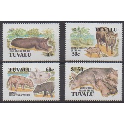 Tuvalu - 1995 - No 673/676 - Mammifères