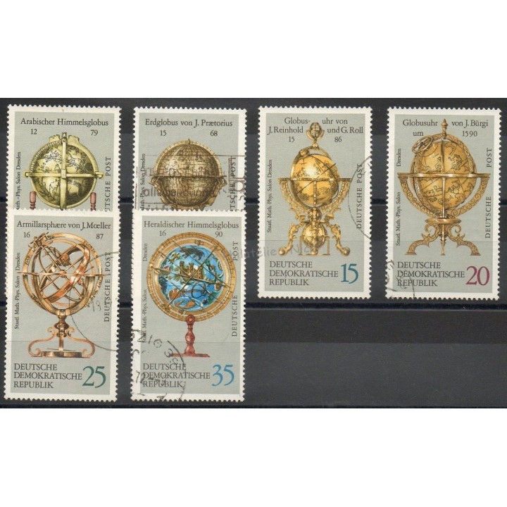 Stamps - Theme science - East Germany (GDR) - 1972- Nb 1478/1483