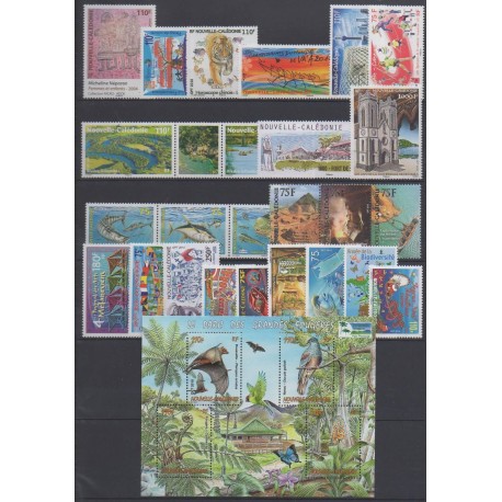 Nouvelle-Calédonie - Année complète - 2010 - No 1091/1118 (timbres gommés uniquement) - BF42