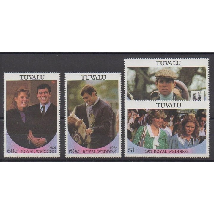 Tuvalu - 1986 - Nb 377/380 - Royalty