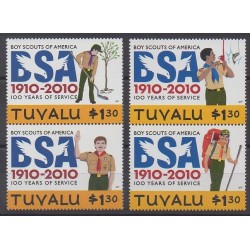 Tuvalu - 2010 - No 1392/1395 - Scoutisme