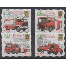 Tuvalu - 2001 - Nb 890/893 - Firemen