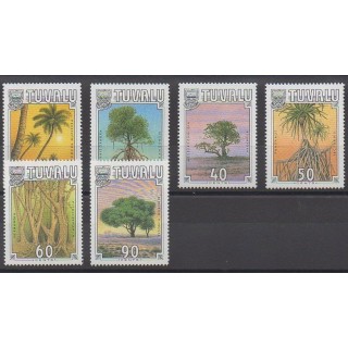 Tuvalu - 1990 - Nb 527/532 - Trees