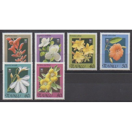 Tuvalu - 1990 - Nb 536/541 - Flowers