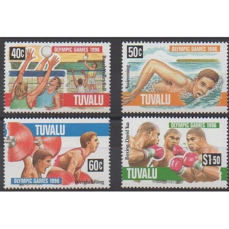 Tuvalu - 1996 - No 698/701 - Jeux Olympiques d'été