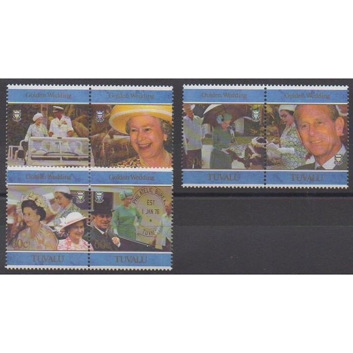 Tuvalu - 1997 - No 730/735 - Royauté - Principauté