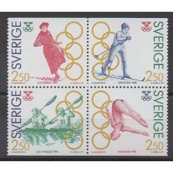 Suède - 1991 - No 1662/1665 - Jeux Olympiques d'été