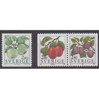 Sweden - 1994 - Nb 1790/1792 - Fruits or vegetables