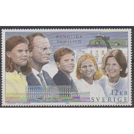 Suède - 1993 - No 1778 - Royauté - Principauté