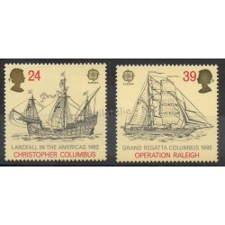 Grande-Bretagne - 1992- No 1619/1620 - Christophe Colomb