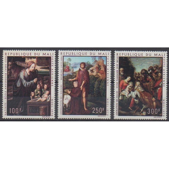 Mali - 1970 - No PA110/PA112 - Noël - Peinture