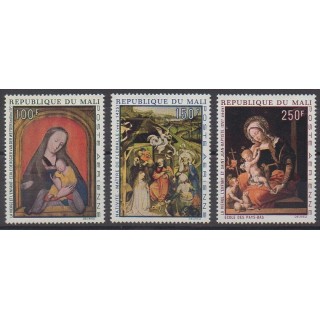 Mali - 1970 - Nb PA85/PA87 - Christmas - Paintings