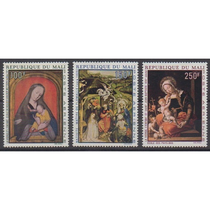 Mali - 1970 - No PA85/PA87 - Noël - Peinture