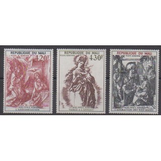 Mali - 1978 - No PA346/PA348 - Noël - Peinture