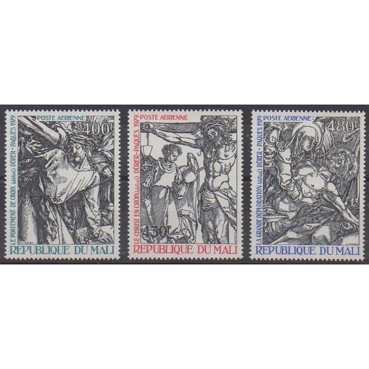 Mali - 1979 - No PA357/PA359 - Pâques - Peinture