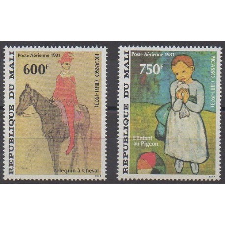 Mali - 1981 - No PA427/PA428 - Peinture