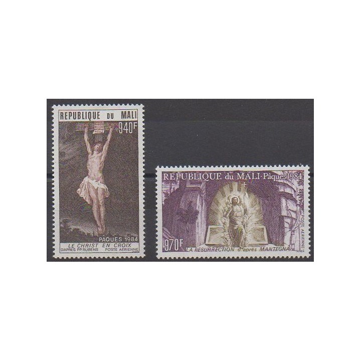 Mali - 1984 - No PA492/PA493 - Pâques - Peinture