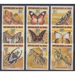 Mali - 1994 - No 677/685 - Insectes