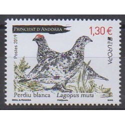 French Andorra - 2019 - Nb 830 - Birds - Europa