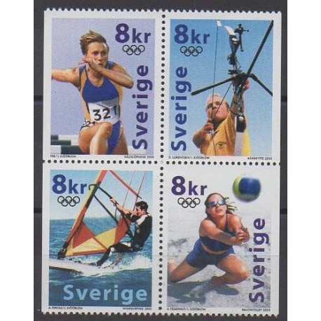 Suède - 2000 - No 2165/2168 - Jeux Olympiques d'été