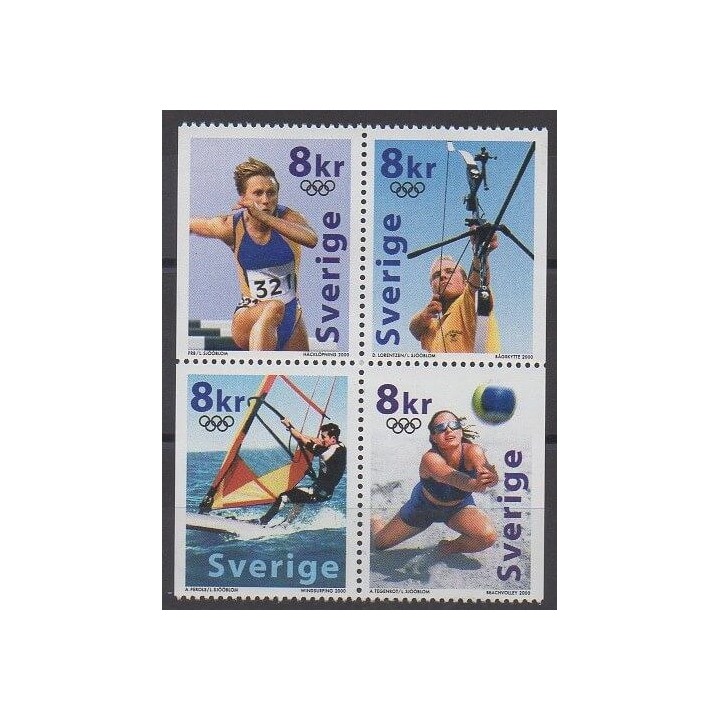 Sweden - 2000 - Nb 2165/2168 - Summer Olympics