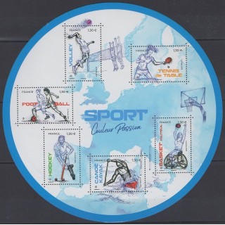 France - Blocks and sheets - 2019 - Nb F5325 - Various sports