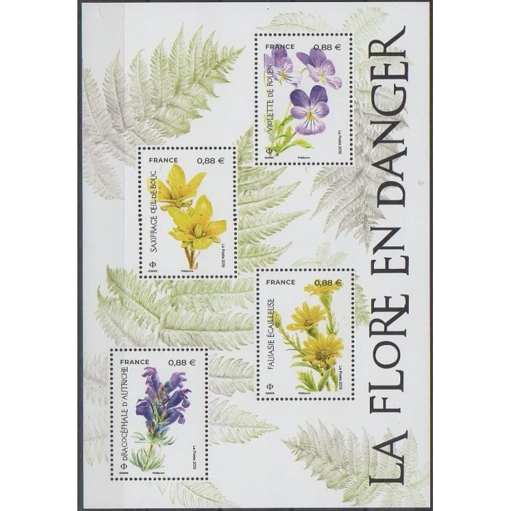 France - Blocs et feuillets - 2019 - No F5322 - Fleurs