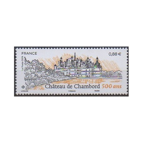 France - Poste - 2019 - No 5331 - Châteaux