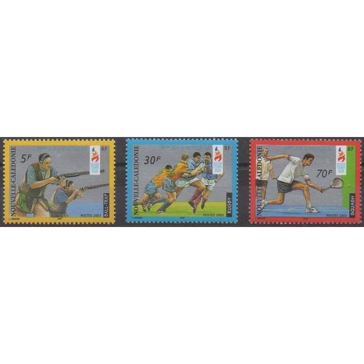 New Caledonia - 2003 - Nb 895/897 - Various sports