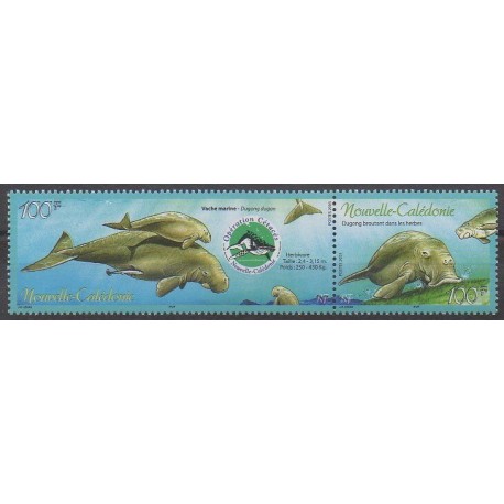 Nouvelle-Calédonie - 2003 - No 898/899 - Animaux marins