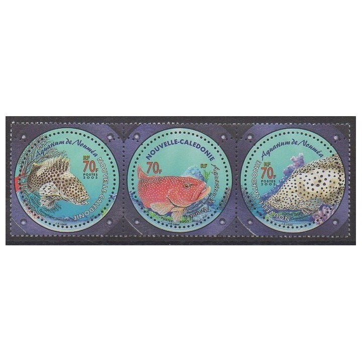 Nouvelle-Calédonie - 2003 - No 890/892 - Animaux marins
