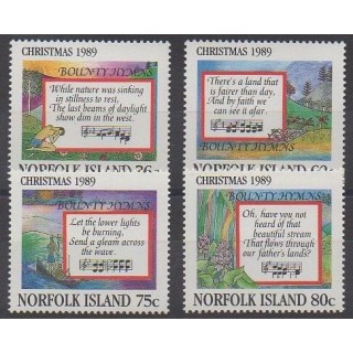 Norfolk - 1989 - No 460/463 - Noël