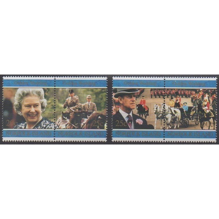 Norfolk - 1997 - No 624/627 - Royauté - Principauté