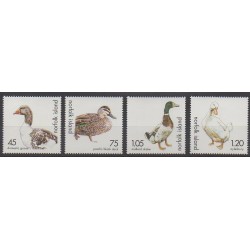 Norfolk - 2000 - Nb 684/687 - Birds