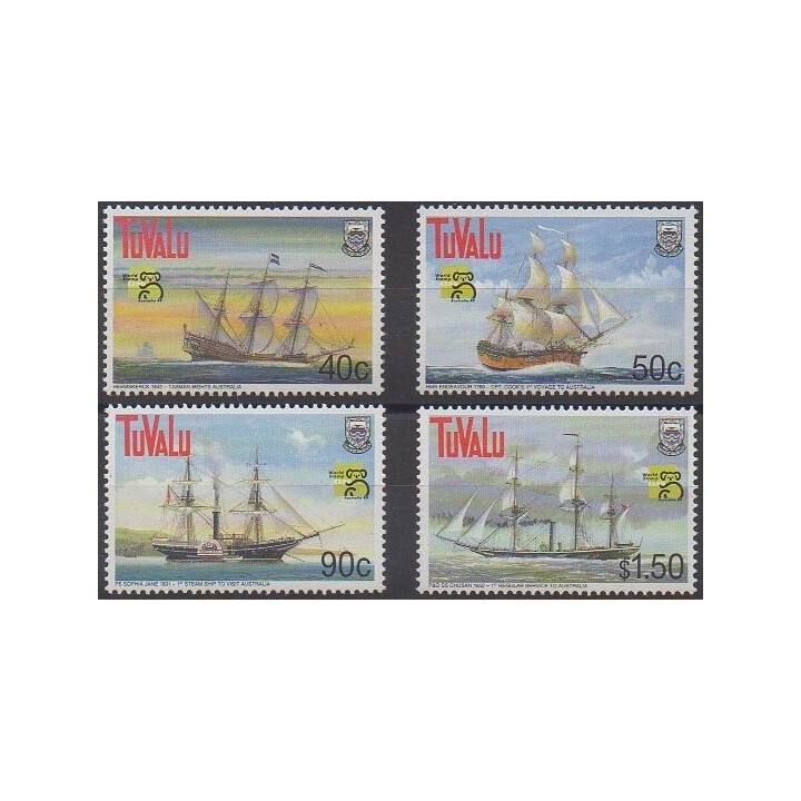 Tuvalu - 1999 - Nb 764/767 - Boats - Philately