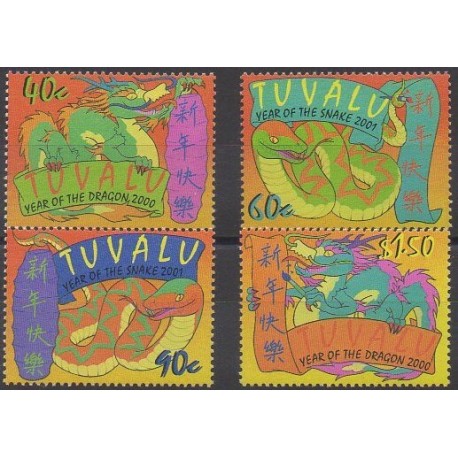 Tuvalu - 2001 - No 886/889 - Horoscope